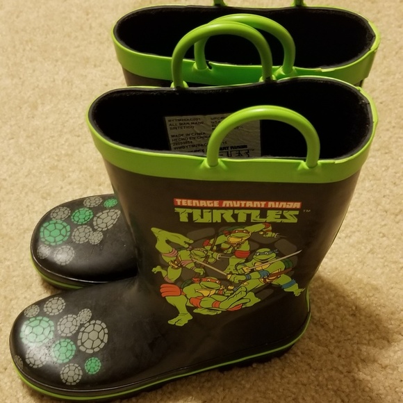 ninja turtle rain boots